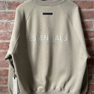 Fear of God Essentials Crewneck Sweatshirt Moss